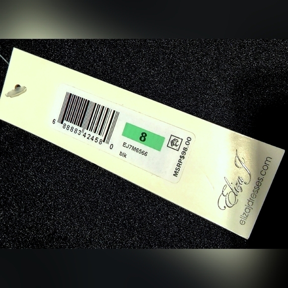 Eliza J One Shoulder Fitted Top with Bell Sleeve Size 6 - New With Tags - Picture 6 of 7